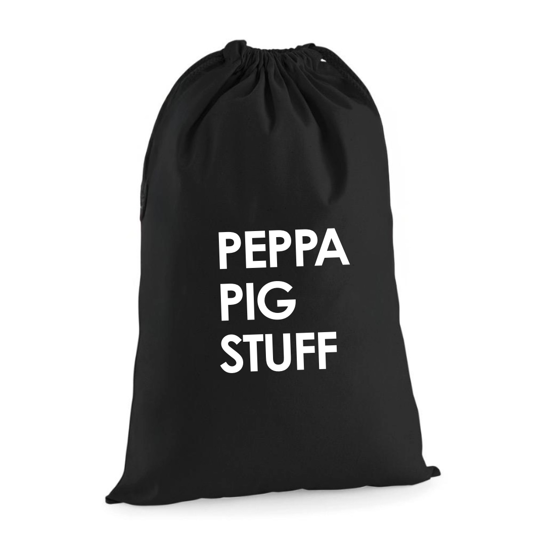 PEPPA PIG STUFF DRAWSTRING BAG