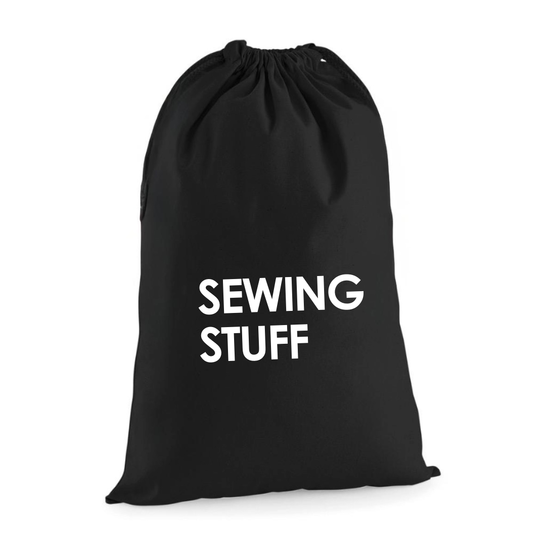 SEWING STUFF DRAWSTRING BAG