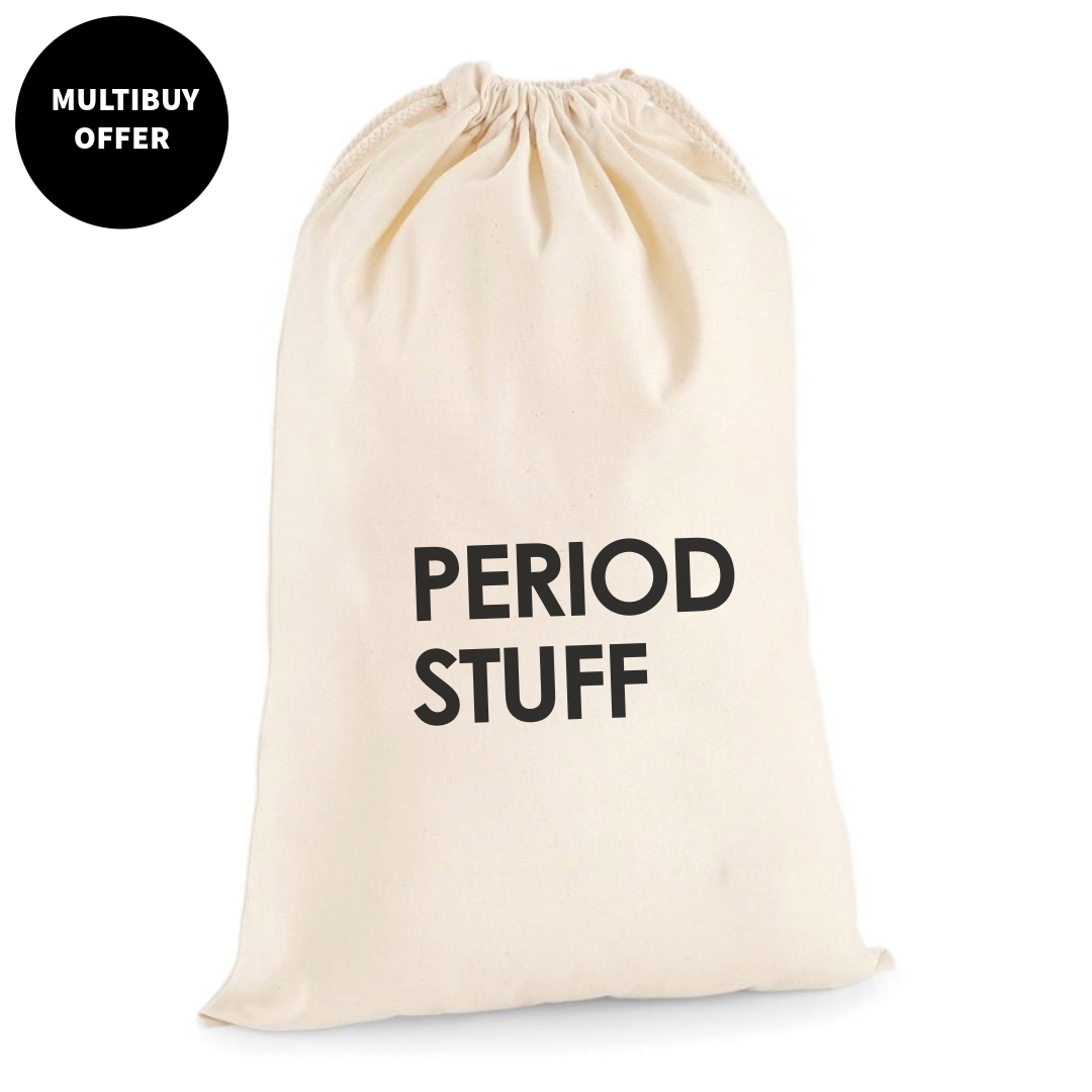 PERIOD STUFF DRAWSTRING BAG