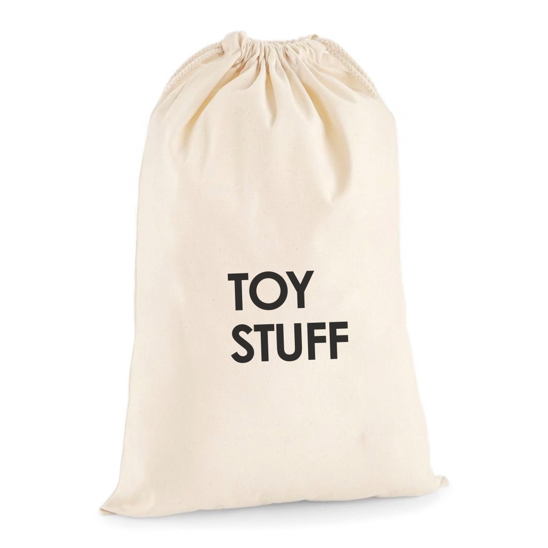 TOY STUFF DRAWSTRING BAG