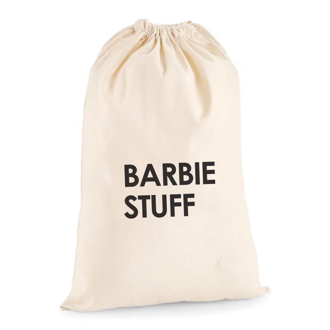 BARBIE STUFF DRAWSTRING BAG