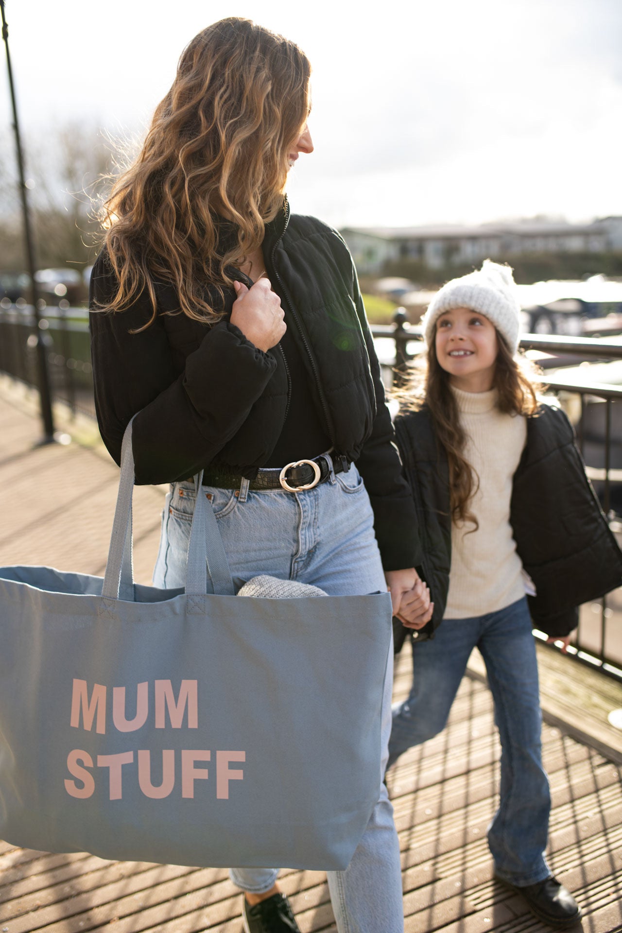 PERSONALISED BLUE EXTRA LARGE TOTE BAG