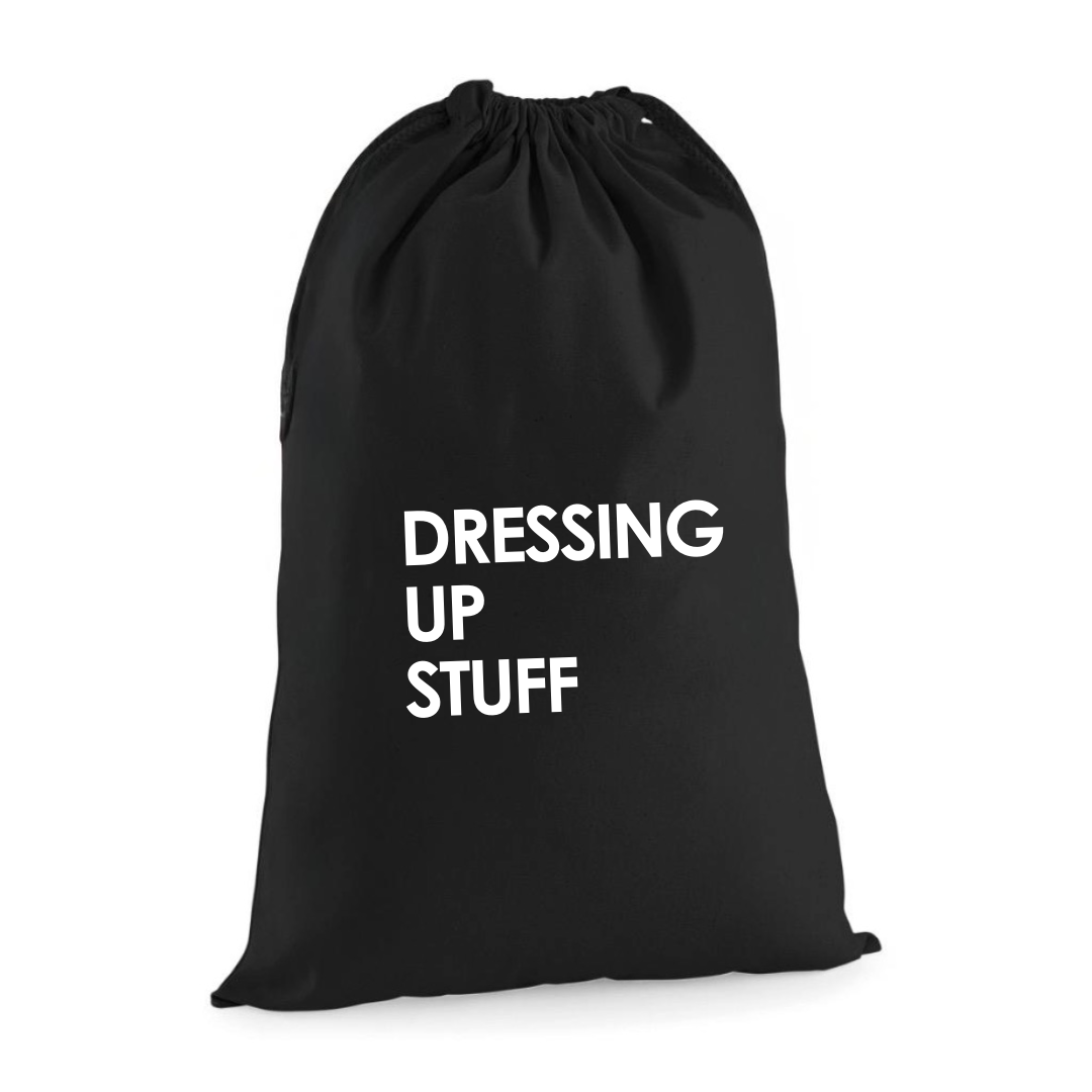 DRESSING UP STUFF DRAWSTRING BAG