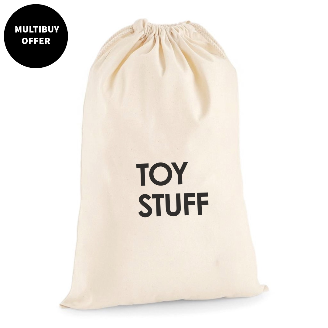 TOY STUFF DRAWSTRING BAG