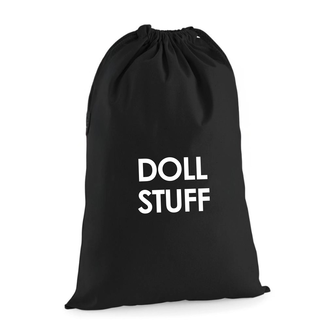 DOLL STUFF DRAWSTRING BAG