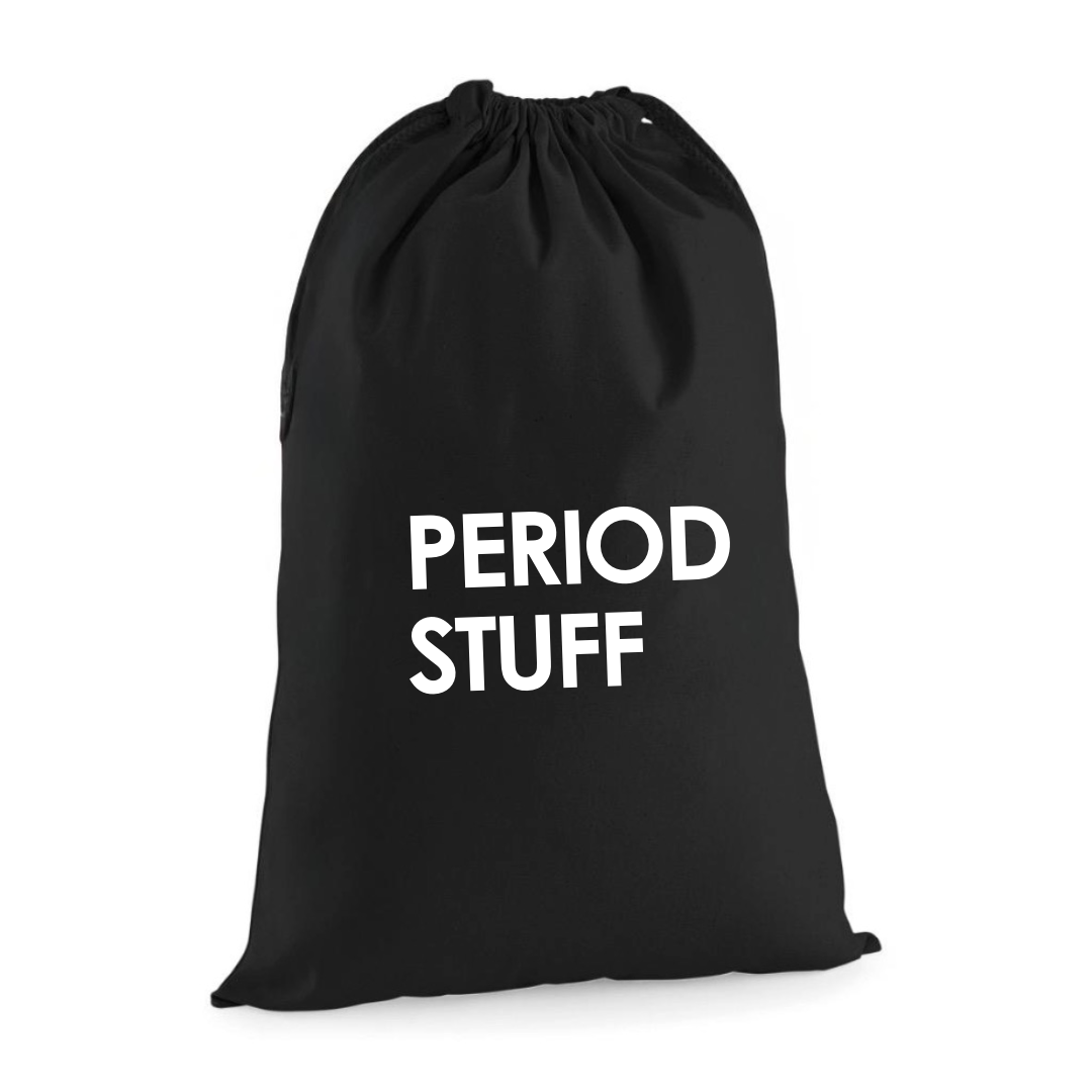 PERIOD STUFF DRAWSTRING BAG