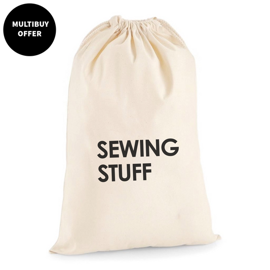 SEWING STUFF DRAWSTRING BAG