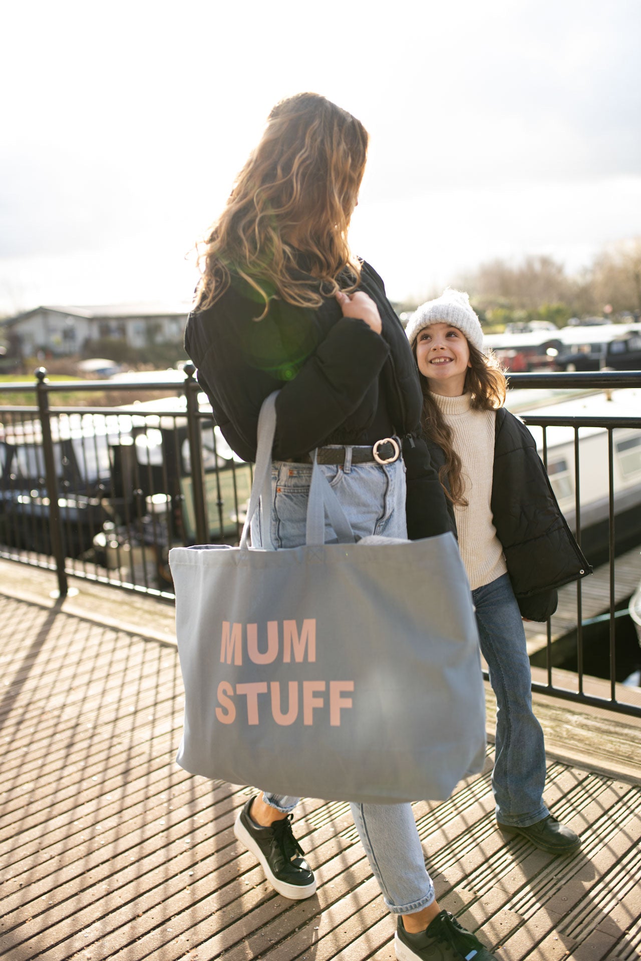 PERSONALISED BLUE EXTRA LARGE TOTE BAG