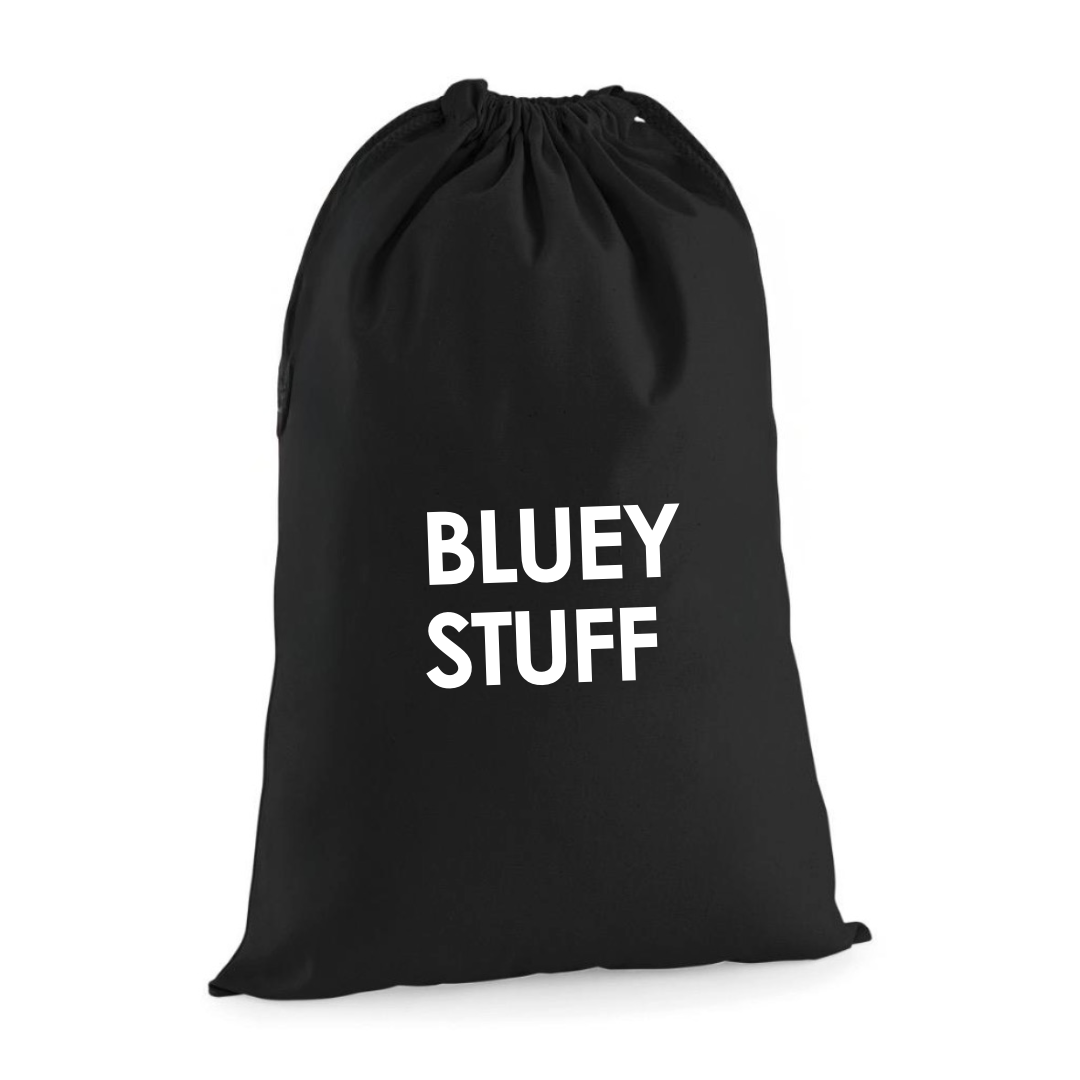 BLUEY STUFF DRAWSTRING BAG