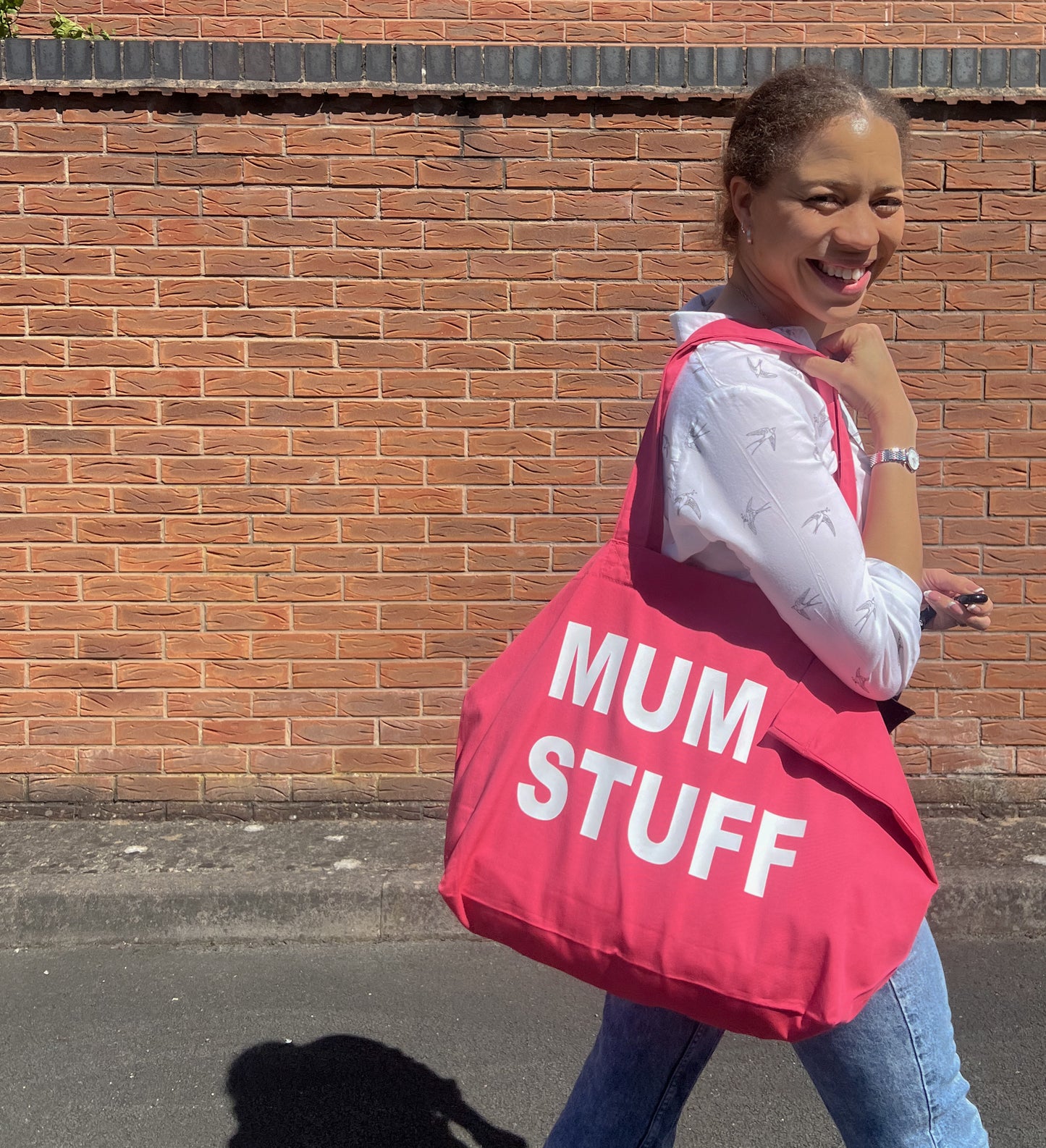 PERSONALISED PINK TOTE BAG