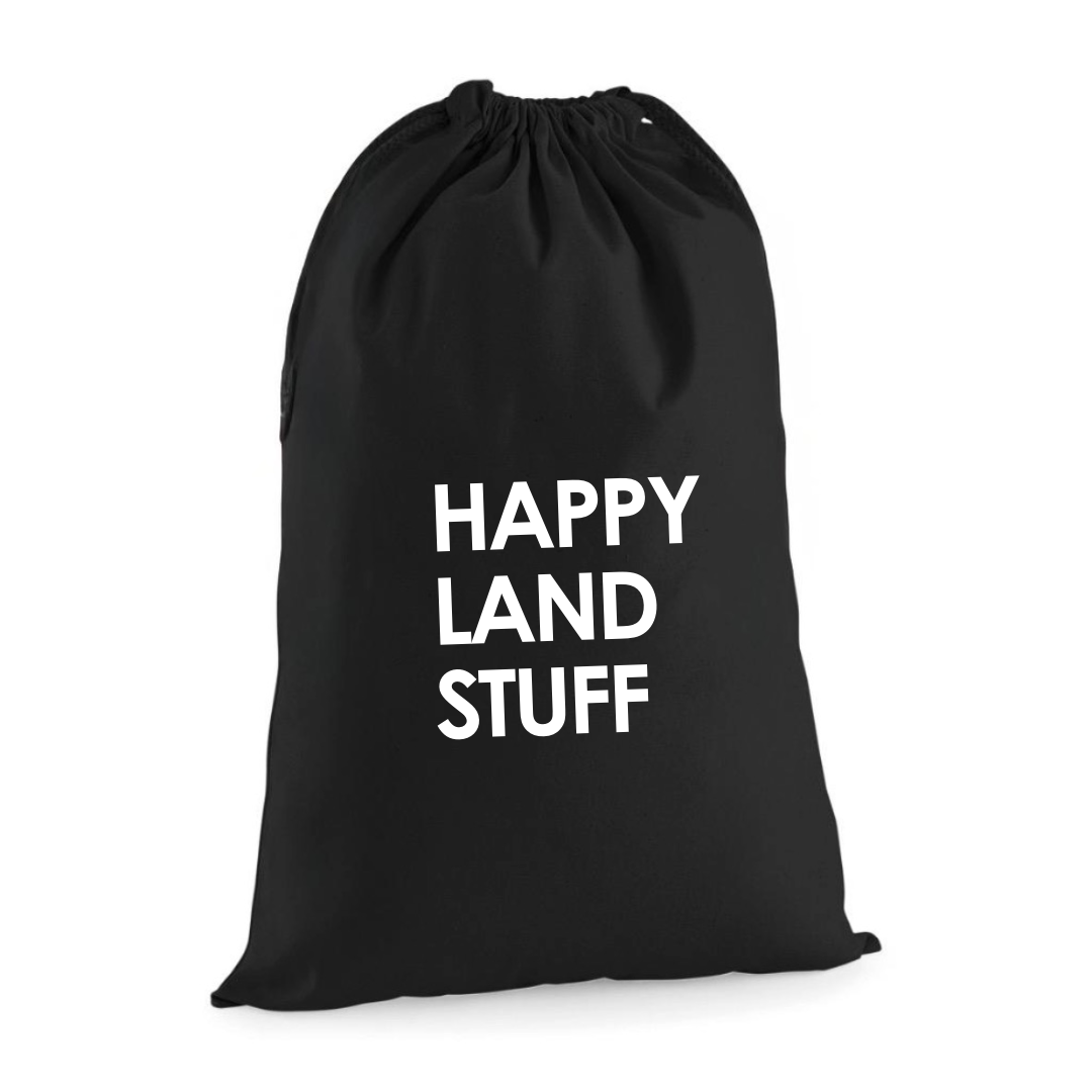 HAPPYLAND STUFF DRAWSTRING BAG