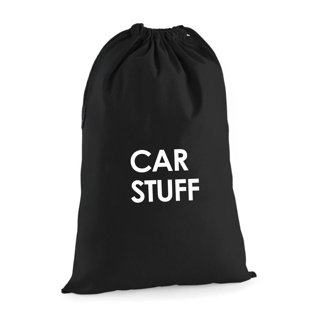 CAR STUFF DRAWSTRING BAG