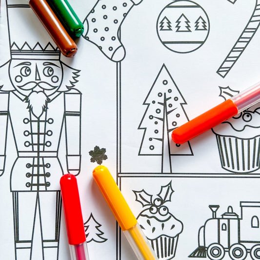 COLOURING POSTER CHRISTMAS