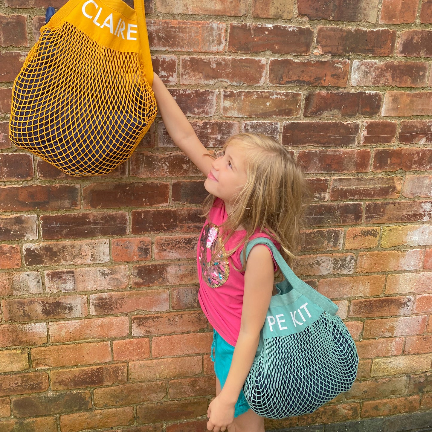 PERSONALISED ORGANIC COTTON MESH BAG